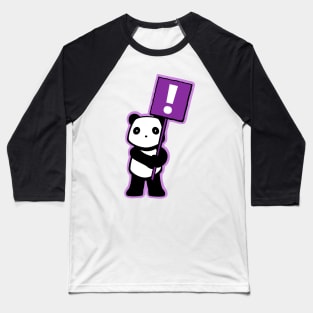 Politics Panda - Exclamation mark Baseball T-Shirt